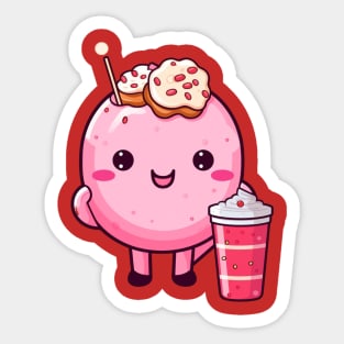 kawaii Ice cream  T-Shirt cute Candy food gilrl Sticker